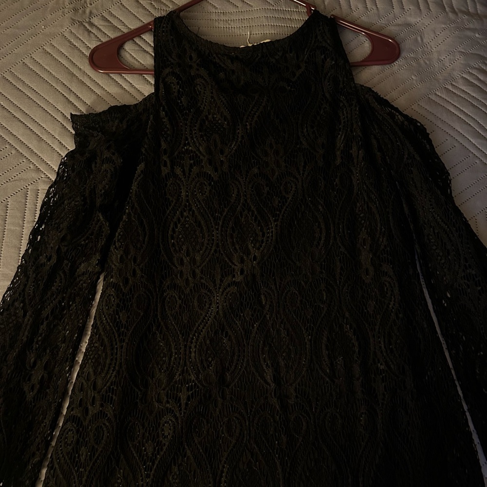 Lace long sleeve dress